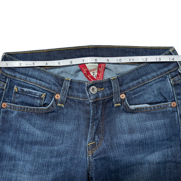 ⚡️Lucky Brand Dungaree Zoe Jean Bootcut Jeans – Medium Wash Size 2 - Picture 3 of 9